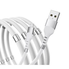 Cavo USB con Calamite Auto Avvolgente Newtop CU23 - Organizza la Tua Scrivania Micro Usb